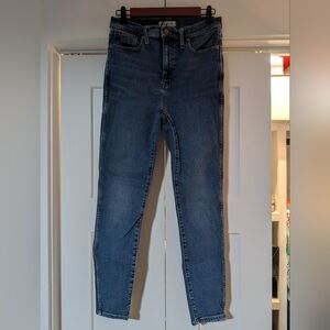 Madewell HIGH RISE SKINNY Blue Jeans Women's Size 29 - Stretchy